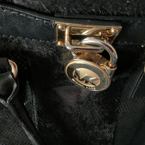 MK Kors Large Black Hamilton Satchel - Picture 4 of 7